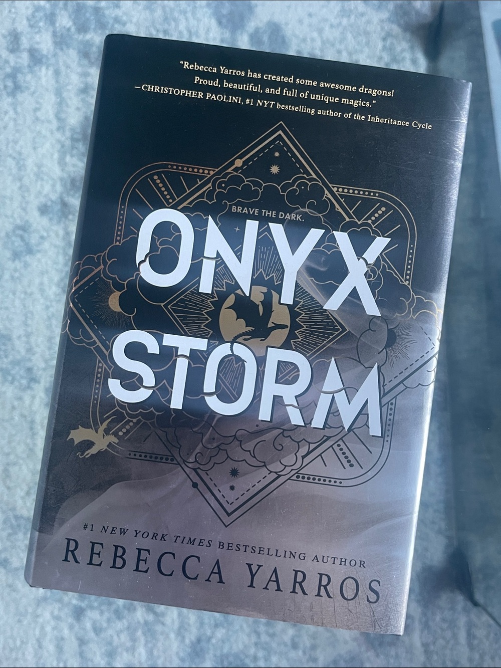 Deluxe Limited Edition (1st Printing) Onyx Storm Hardcover Book
